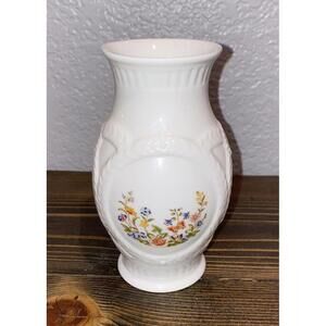 AYNSLEY Vase Floral Garden English Fine Bone China